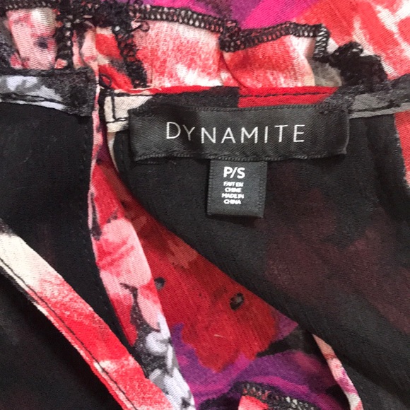 Floral Blouse Tank Top - Picture 3 of 4